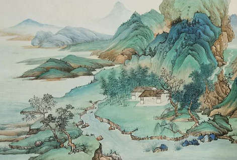 《三日寻李九庄》常建所作，表达了对隐逸林泉之下生活的赞美和神往