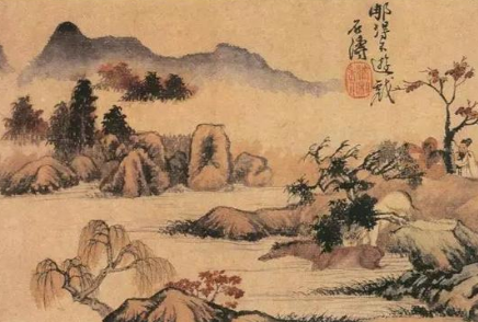《画松》唐朝诗僧景云所作，借由松树传递作者的真实意图