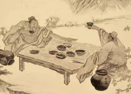 苏轼曾写过一首劝酒词，表现出一种豁达乐观的潇洒之态
