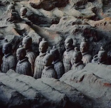 秦皇陵中的绿脸兵马俑：严谨的外展与背后的故事