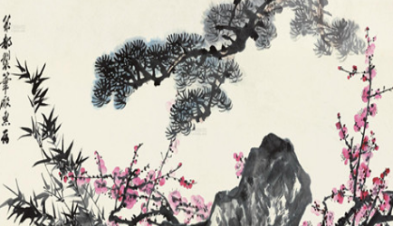 在中国的传统文化中，哪三种植物被比喻为岁寒三友？