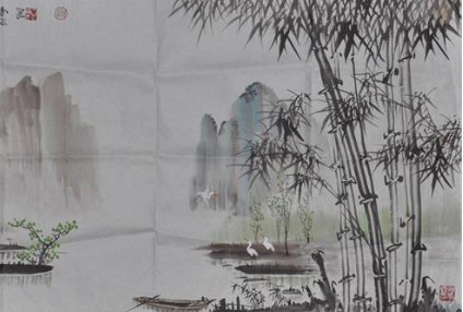 白居易所作的《杭州春望》，描绘了一幅工丽雅致的画面