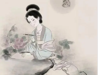 薛涛所作的《春望词四首;其一》，表达了渴望与久别丈夫相聚首的无限相思之情